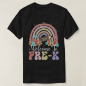 Pre-K Rainbow GroovyフローラのSchへようこそ Tシャツ (デザイン正面)