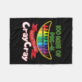 Pre-kinder - Pre-K Me's Crayの100得日感じ。 フリースブランケット (正面(横))