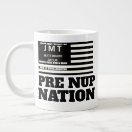 PRE NUP NATION。スペシャルマグカップ ジャンボコーヒーマグカップ