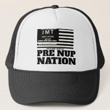 PRE NUP NATION。トラッカーハット