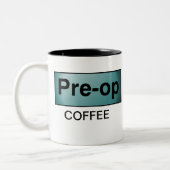 PRE-OPのコーヒー ツートーンマグカップ (左)