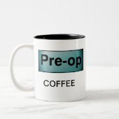 PRE-OPのコーヒー ツートーンマグカップ (左)