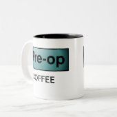 PRE-OPのコーヒー ツートーンマグカップ (正面左)