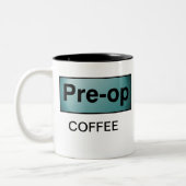 PRE-OPのコーヒー ツートーンマグカップ (左)