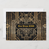 Pre-Prom招待、キンセアニェラ、ギャツビーV3 招待状 (正面)