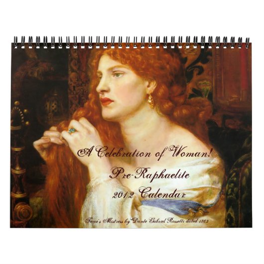 Pre-Raphaelite 2012カレンダー カレンダー (カバー)