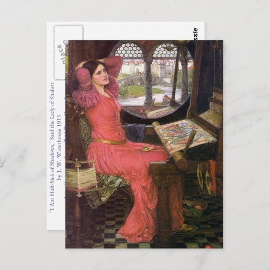 Pre-Raphaelite Postkard By John William Waterhouse ポストカード (正面/裏面)