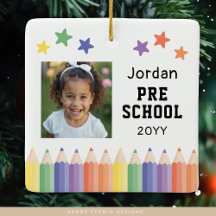 Pre-School Colorful Photo Kids Keepsake