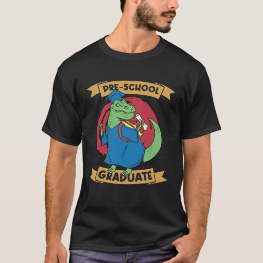 Pre School Graduate Crocodile Teacher Education Sc Tシャツ (正面)