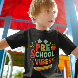 Pre-School Vibes – Fun & Cute Back-to-School Tシャツ