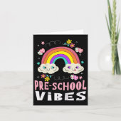 Pre-school Vibes School Pupil 1st Day Back To Scho カード (正面)
