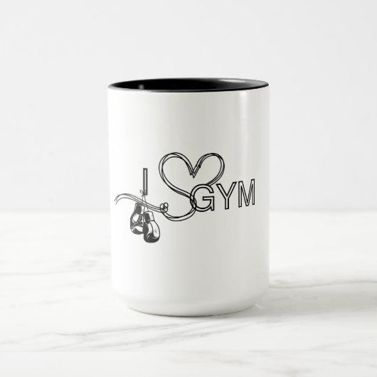 Pre-Workout Punch Boxing Mug マグカップ (中央)