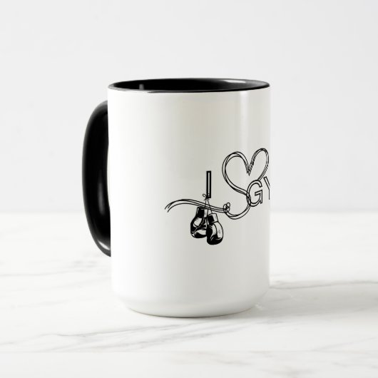 Pre-Workout Punch Boxing Mug マグカップ (正面左)