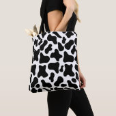 Precioso patrón de vaca トートバッグ (クローズアップ)