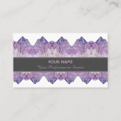 Precious amethyst gem business card 名刺 (正面)
