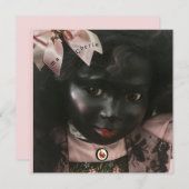 Precious Black Doll Valentine/Greeting Card シーズンカード (正面/裏面)