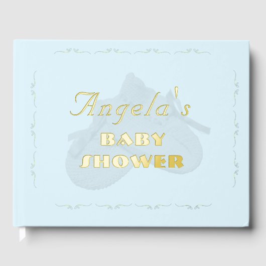 Precious Bundle Boy Baby Shower  ゲストブック (正面)