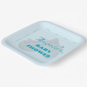 Precious Bundle Boy Baby Shower  ペーパープレート (傾斜あり)