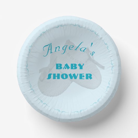 Precious Bundle Boy Baby Shower  ペーパーボウル (正面)