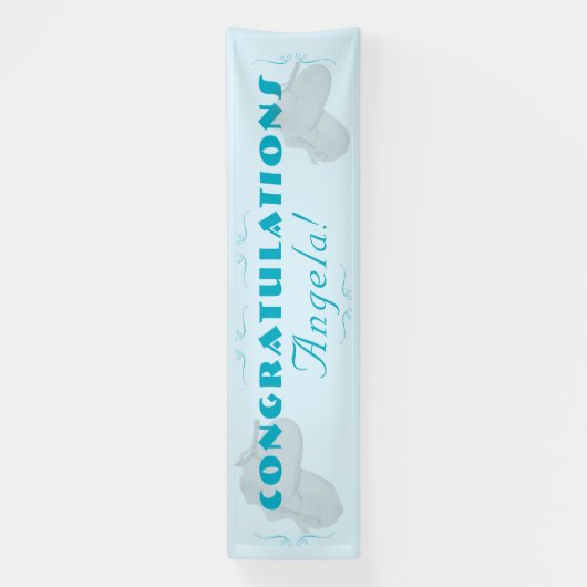 Precious Bundle Boy Baby Shower  横断幕 (縦)