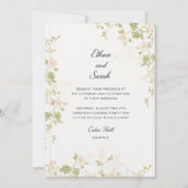 Precious Flowers   招待状 (正面)