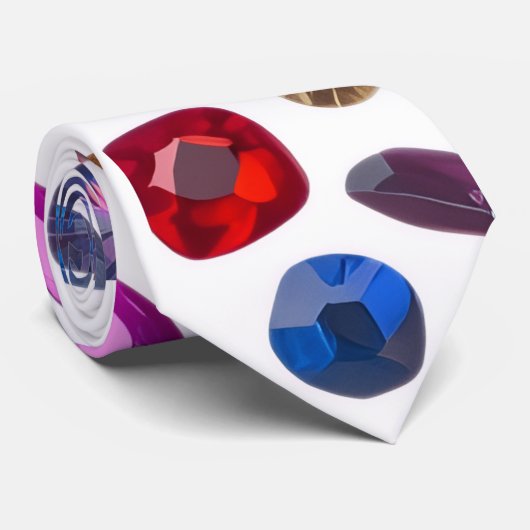 Precious Gems - Men's Custom Necktie ネクタイ (ロール)