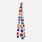 Precious Gems - Men's Custom Necktie ネクタイ (裏面)