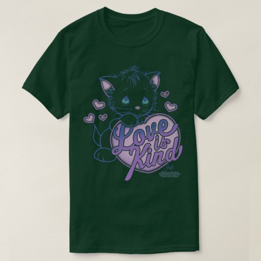 Precious Moments Love Is Kind Kitten Hearts  Tシャツ (デザイン正面)