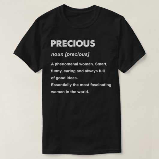 Precious Name Tシャツ (デザイン正面)