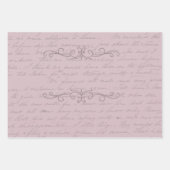 Precious Pink Paper ラッピングペーパーシート (正面3)