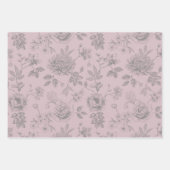 Precious Pink Paper ラッピングペーパーシート (正面)