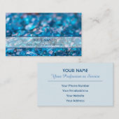 Precious saphire gems business card 名刺 (正面/裏面)
