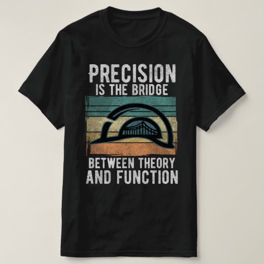 Precisionエンジニアリング Tシャツ (デザイン正面)