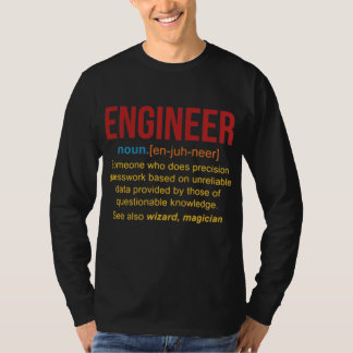 Precision Guesswork Engineerを務める人  Tシャツ