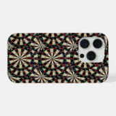 "Precision in Layers: The Art of Stacked Bullseyes iPhoneケース (裏面横)