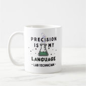 Precision is My Language – Detail-Driven Pro コーヒーマグカップ (左)