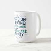 Precision Medicine - AI医療のパーソナライズ コーヒーマグカップ (正面右)