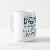Precision Medicine - AI医療のパーソナライズ コーヒーマグカップ (正面左)