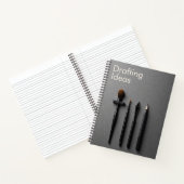 Precision Tool Silhouettes | 製図とデザインは不可欠 ノートブック (内部)