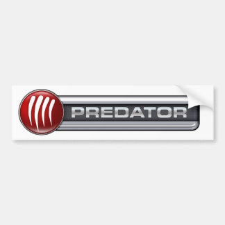 Predator Inc.のギアのロゴ バンパーステッカー