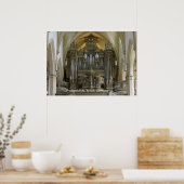 Predigerkircheの器官、エルフルト、ドイツ ポスター (キッチン)