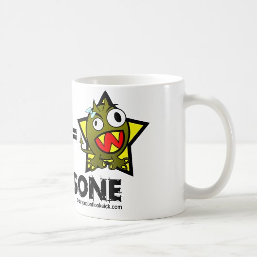 Prednisoneモンスター コーヒーマグカップ (右)