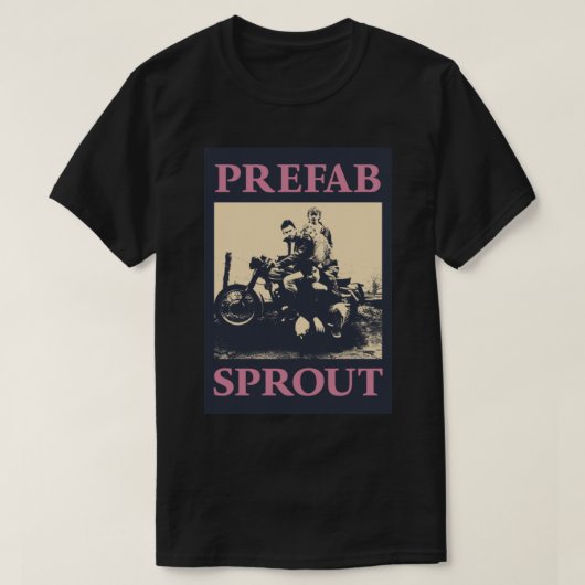 Prefab Sprout Sticker Tシャツ (デザイン正面)