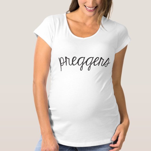 Preggersお母さんのティー Tシャツ (正面)