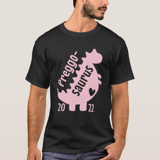 Preggosaurus 2022 Dinosaur Trex Tシャツ (正面)