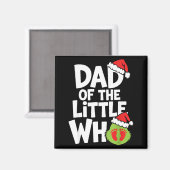 Pregnancy Announcemen Dad Of The Little Who  マグネット (正面/裏面)