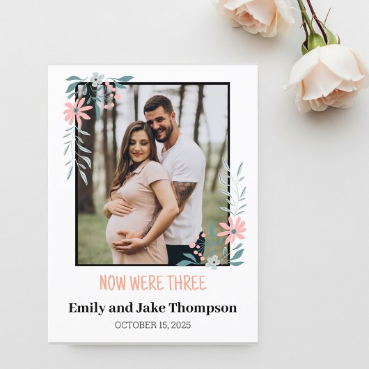 Pregnancy Announcement | Baby Card  ポストカード