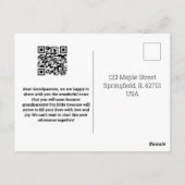 Pregnancy Announcement | Baby Card  ポストカード (裏面)