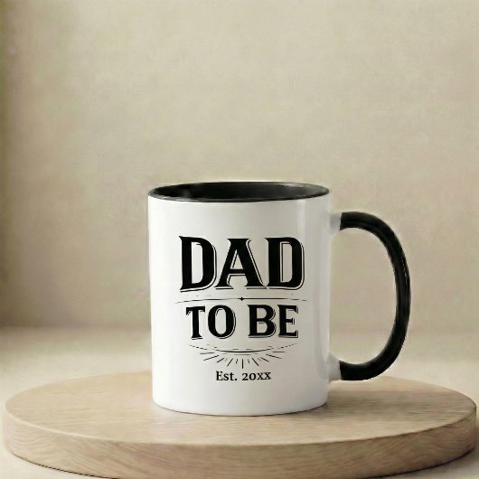 Pregnancy Announcement Gift Dad To Be Mug マグカップ