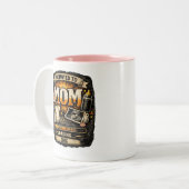 Pregnancy Announcement Gift for Mom ツートーンマグカップ (正面左)